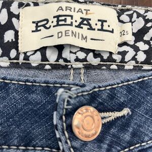 Ariat Real Jeans Trouser Women’s 32 Blue Jeans Boot Cut RN#105037
